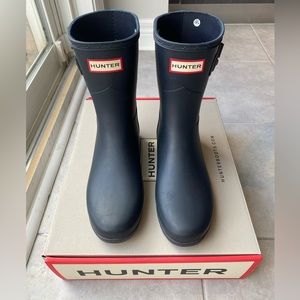 Hunter short rain boots